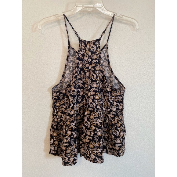 American Eagle Floral High-Low Racerback Tank - Picture 6 of 7